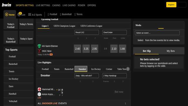Bwin casino screenshot